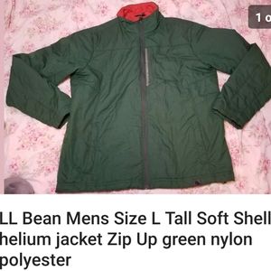 Mens L.L Bean green jacket